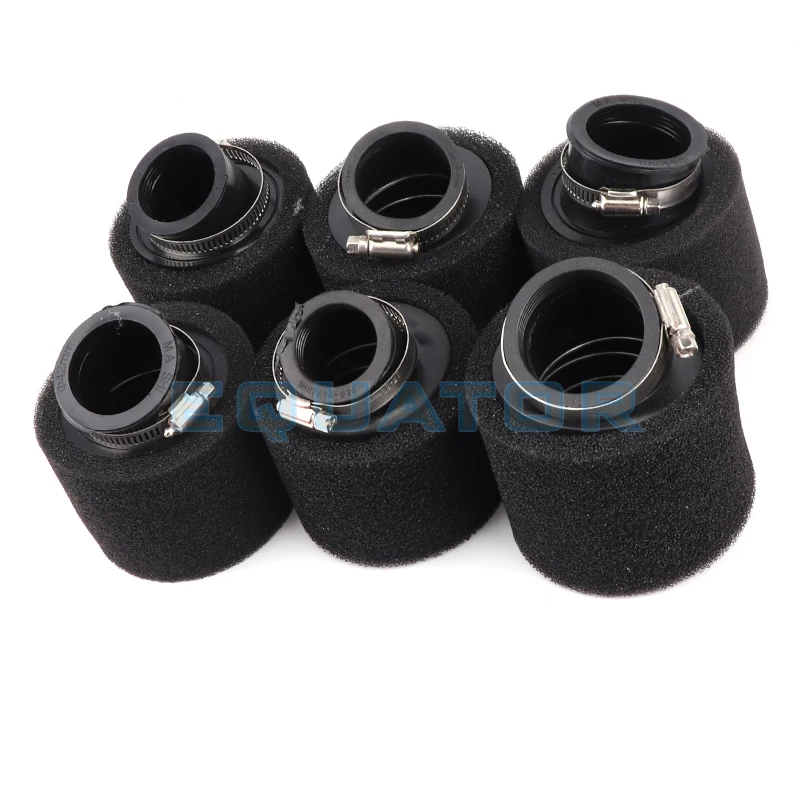 Black bend Neck Foam Air Filter 35mm 38mm 42mm 45mm 48mm Sponge Cleaner Moped Scooter Dirt Pit Bike Motorcycle