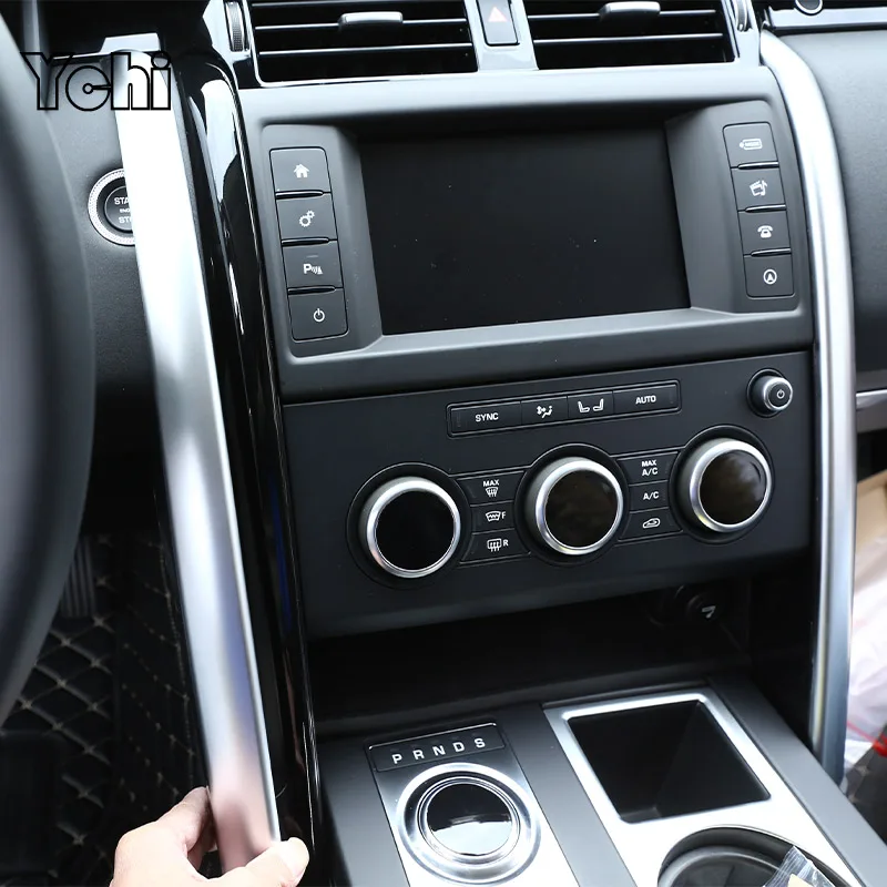 

ABS для Land Rover Discovery 5 LR5 2017-2022, декоративные полоски с центральным управлением с обеих сторон, отделка салона автомобиля, аксессуары