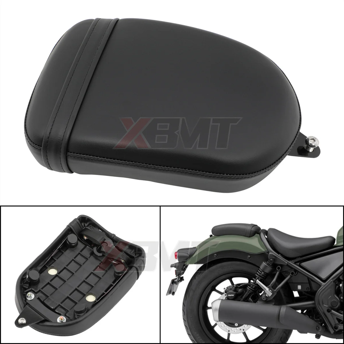 Motorcycle Rear Passenger Seat Cushion For Honda Rebel CMX300 CMX500 CMX 300 500 2017 2018 2019 2020 2021 2022 2023 2024