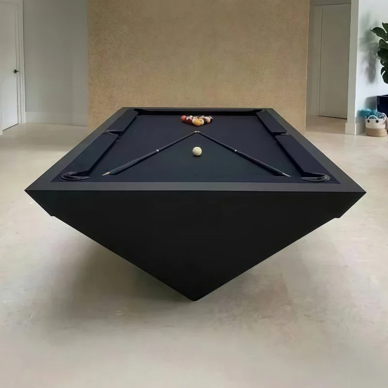DurableBilliard table Standard adult household pool table American black eight fancy nine balls