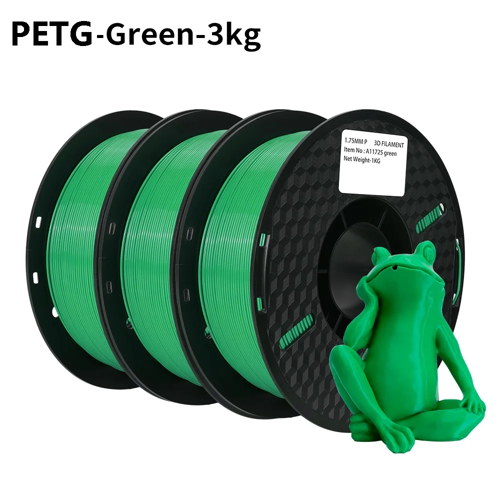 Kingroon 3Kg Drievoudige Kleur Zijde Pla Filament Regenboog Pla Petg Snel 3d Drukmateriaal Tricolor 1.75Mm Voor Bambu Lab Printers