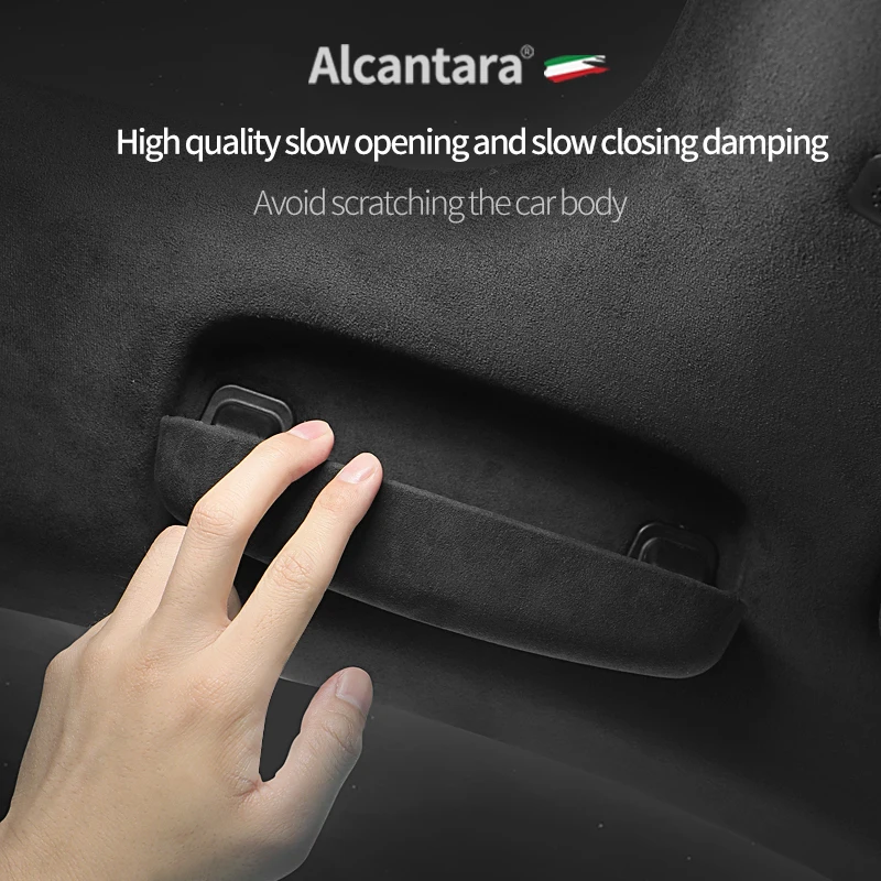 car eyewear case box sunglasses holder alcantara suede For LEADING IDEAL LiXiang ONE L9 L8 L7 Glasses storage box Accessories