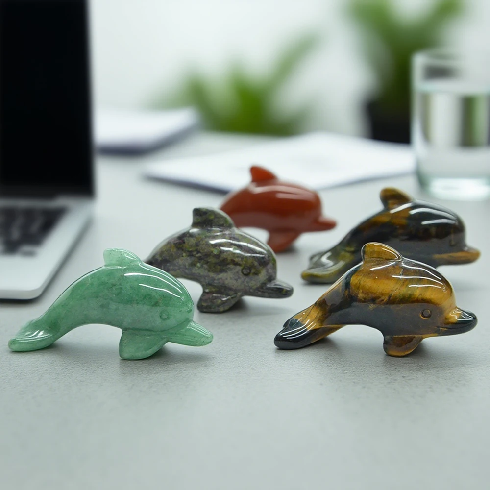 Naturstein-Kristallskulptur, heilende Skulptur, Esstischskulptur für zu Hause, niedliche Tierdekoration, Geschenke für Männer und Frauen
