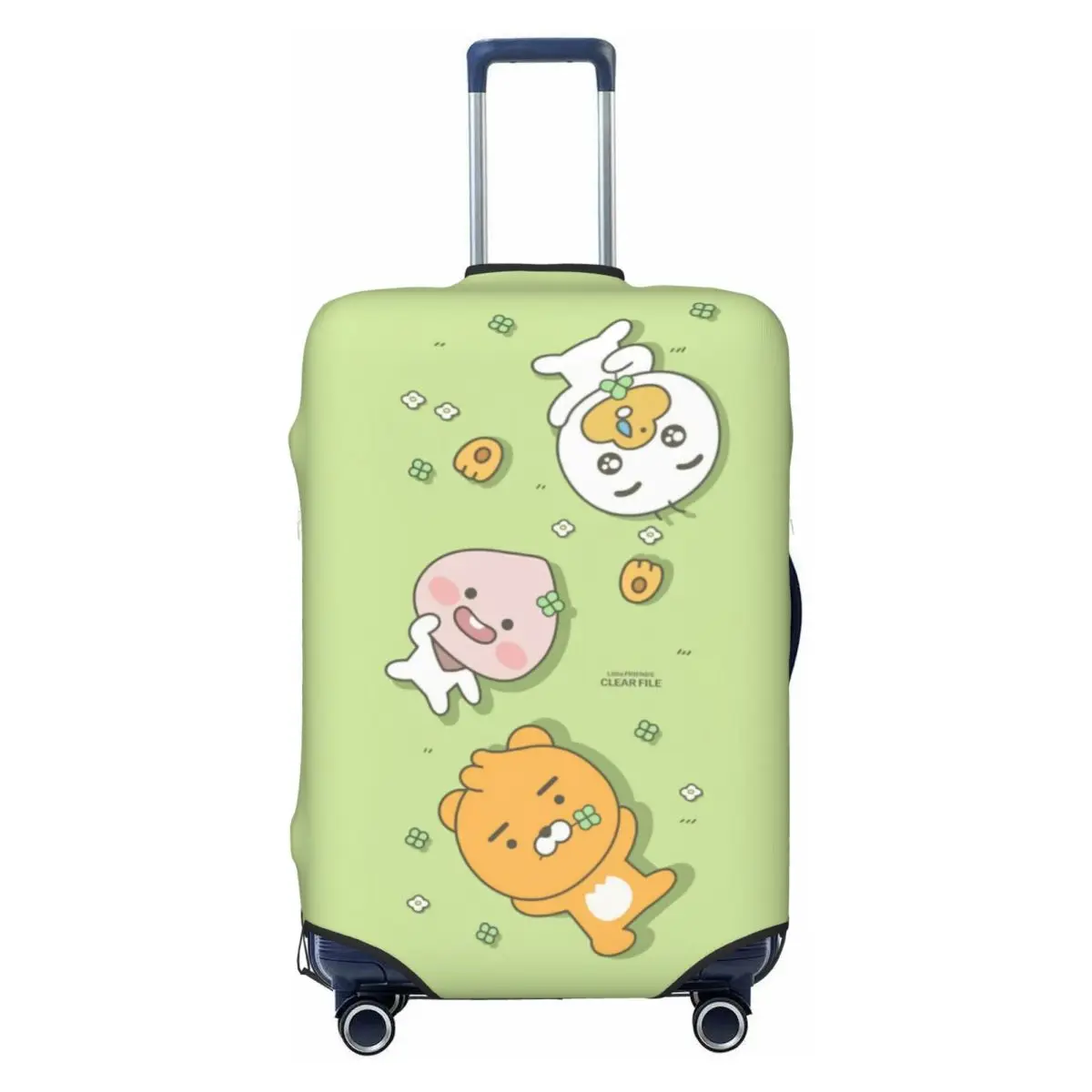 

Custom K-Kakaoed Ryan Apeach Tube Luggage Cover Protector Fashion Travel Suitcase Covers for 18-32 Inch
