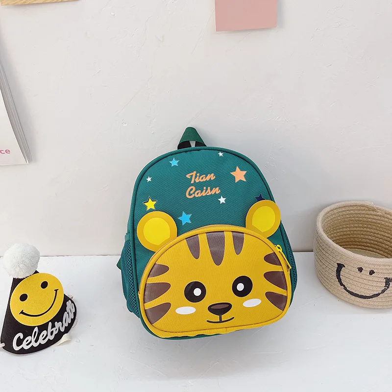 2023 New Cartoon Little Tiger Rabbit Children's School Bag Kindergarten Lightweight Backpacks for Boys and Girls Large Capacity