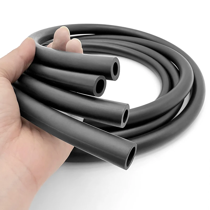 

Anti-Aging NBR Fuel Line Rubber Hose 2M ID 2-8mm Oil Resistant Heat Resistant Flexible Fuel Tank Delivery Tube for Automotive