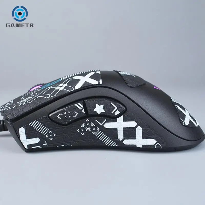 Mouse Grip Tape Skate Handmade Sticker Non Slip Lizard Skin Suck Sweat For DEATHADDER V2 PRO Gaming Wireless Mouse Accessories