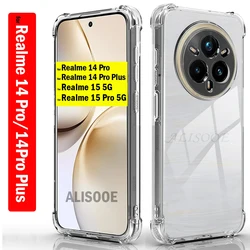 Transparent Funda for Realme 15 Pro 14 Pro Plus Case Ultra Thin HD Clear Soft Shockproof Cover for Realme 15 5G Capa