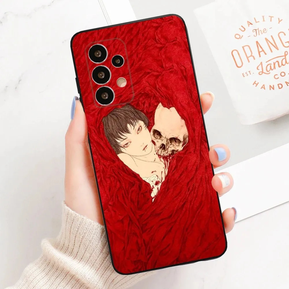 Artist Takato Yamamoto Phone Case For Samsung Galaxy A13,A21s,A22,A31,A32,A52,A53,A71,A80,A91 Soft Black Cover