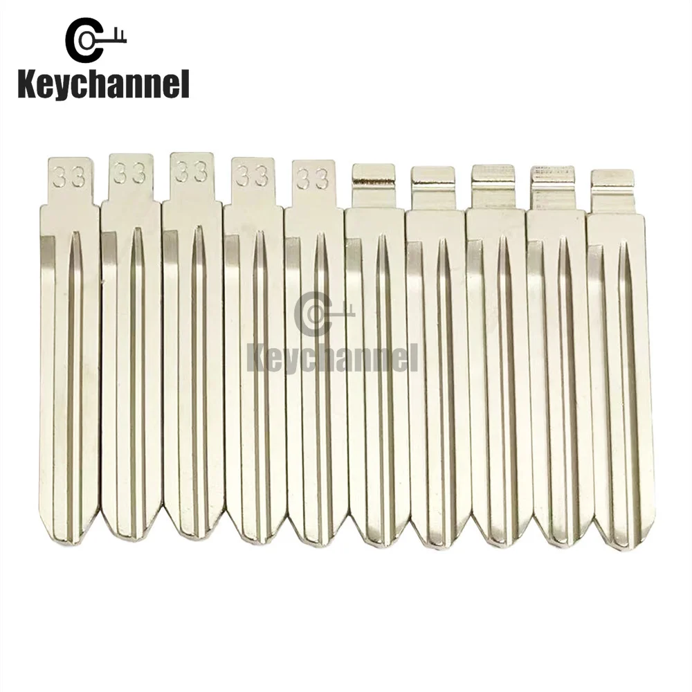 10PCS 33# KD Key Blank Flip Remote Key Blade Hyundai Type HY15 HYN14R HY-13D For KD VVDI Remote Key Blade For Hyundai Kia