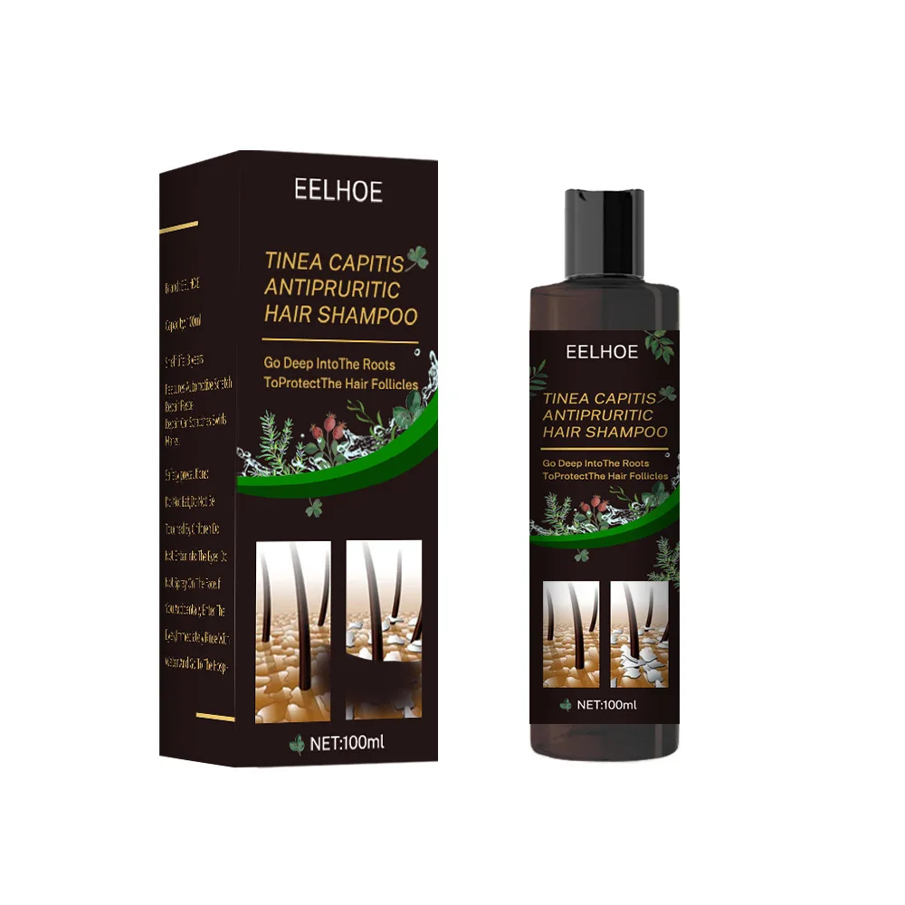 Eelhoe Anti Jeuk Shampoo Haargroei Hydraterende Droge Kroeshaar Reparatie Beschadigde Haarwortels Versterking Hoofdhuid Behandeling