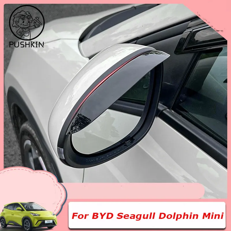 Car Window Visors For BYD Seagull Dolphin Mini 2023 2024 2025 Rain Proof Window Deflector Windshields Guards Awnings Accessories