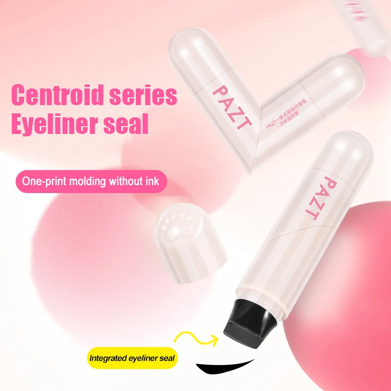 Lápiz de sello delineador de ojos Natural de secado rápido perezoso doble cabeza impermeable delineador de ojos líquido herramienta de maquillaje de cola de ojos extendida