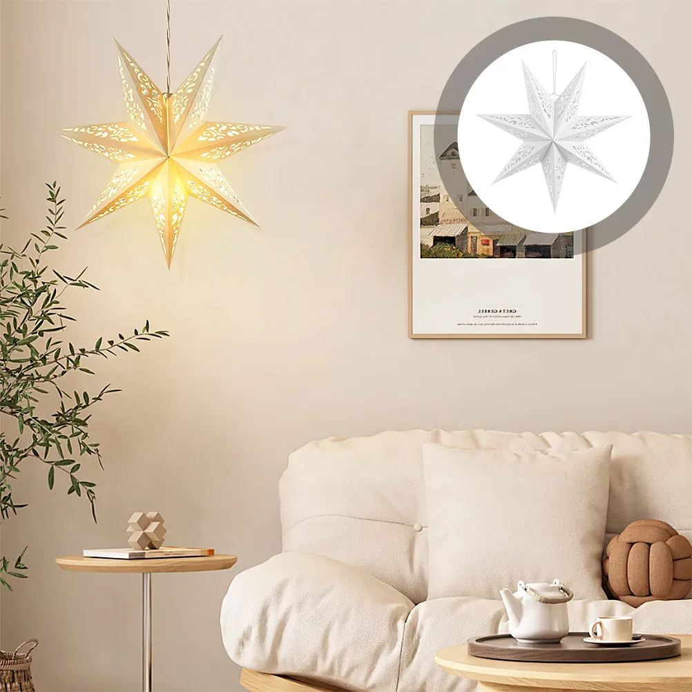 2 pcs Lampshade Replacement Light Cover Ceiling Halloween Christmas New Year Ceiling Light Paper Shade Ceiling Light Shade