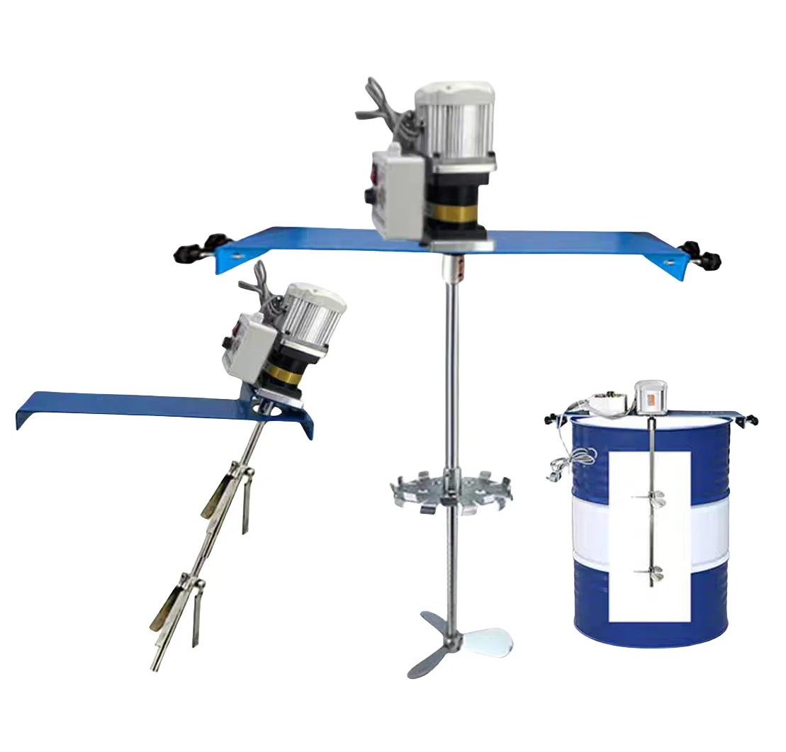 

High-Performance 304 Stainless Steel Electric Mixer for Industrial Use Adjustable Speed Gallon Barrel IBC Tank Agitator