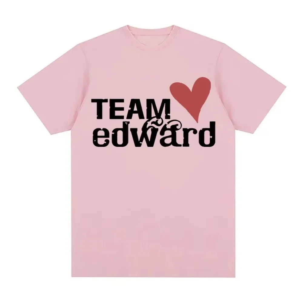 Jacob Wears Team Edward Has Twilight Fans Clothing Retro Women's Fashion Casual Large T-shirt  Women Clothes Gothic Y2k Top