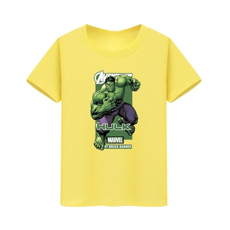 تي شيرت أنيمي هالك القطني بأكمام قصيرة تي شيرت رجالي صيفي بقصة ضيقة ماركة عصرية برقبة دائرية ملابس غير رسمية للشارع #2