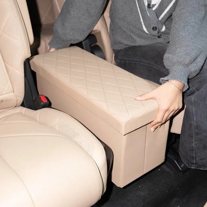 Second Row Seat Storage Box Decorative Organizer for Leopard 8 Armrest Integration Interior Accessory