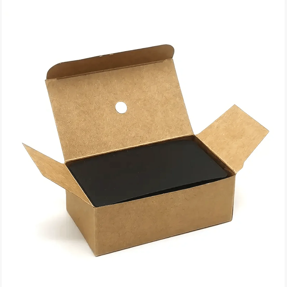 100 Pcs Blank White/Black Cardstock - Handwritten English Word Hard Paper, Portable Memory Cards for Messages & Notes