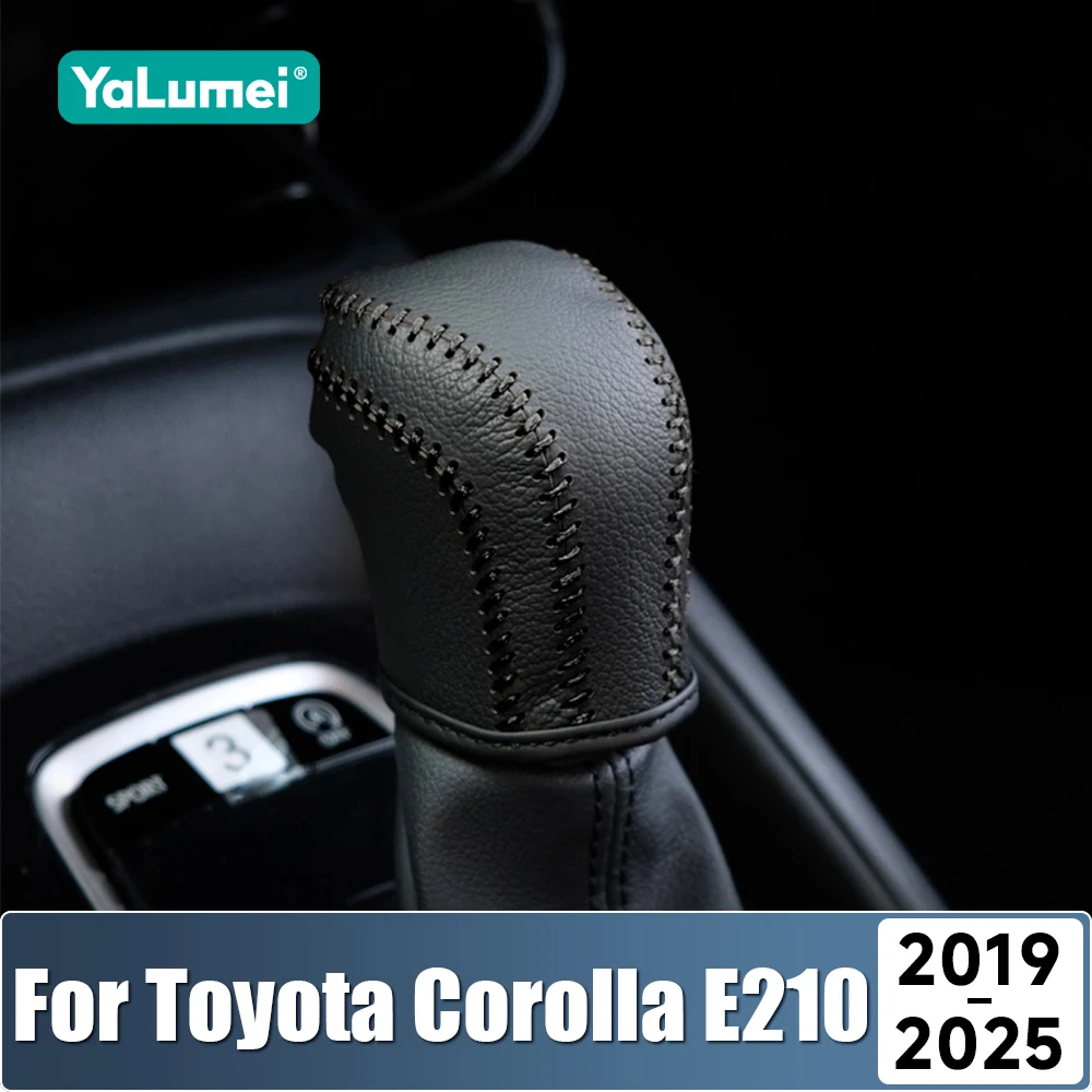 Für Toyota Corolla E210 2019 2020 2021 2022 2023 2024 2025 PU-Leder Auto Schaltknauf Automatik Gangschaltknauf Abdeckung