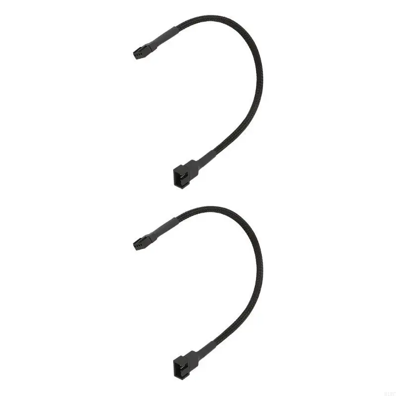 2PCS 3/2/1 Way 4PIN PWM FAN SPLITER CABLE 9.8INC