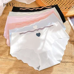 FINETOO Women Seamless Large Underwear Hot Sale Panties Nylon Girl Lingerie Breathable Comfort Briefs Skin-Friendly Underpants