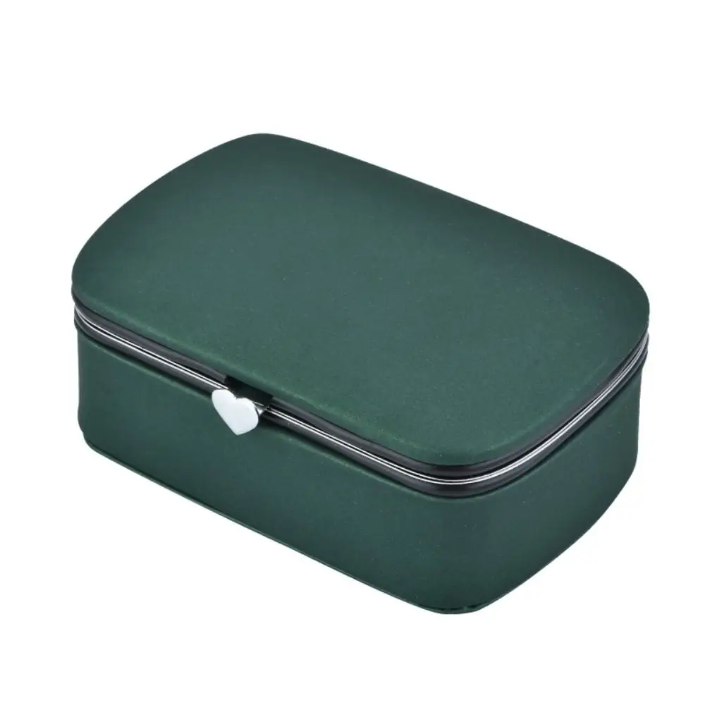 

Detachable Jewelry Organizer Box Dust-proof Small Box Travel Jewelry Case Space Saving Thicken Earrings Container Women