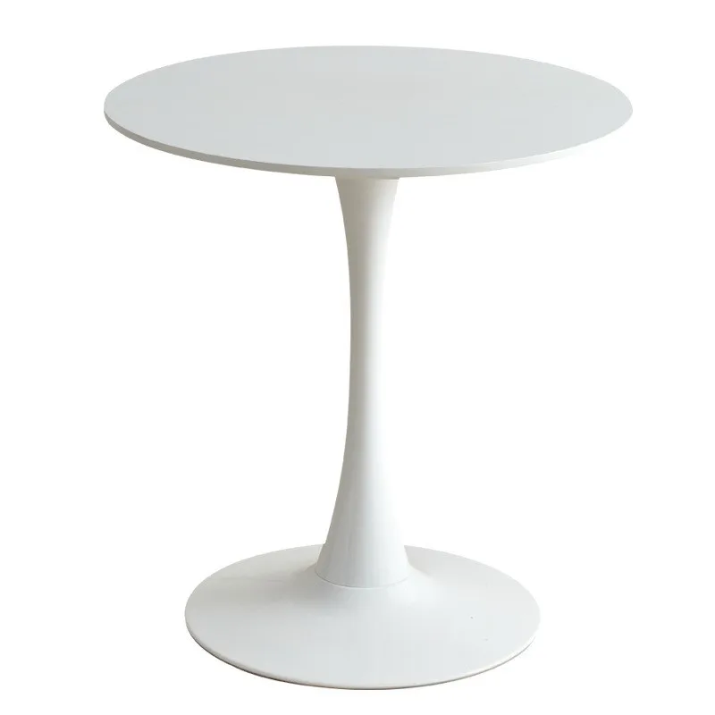 MOMO Nordic Tulip Table Family Round Table Ins Celebrity Coffee Tea Shop Balcony Bedroom Modern Simple Tulip Dining Table