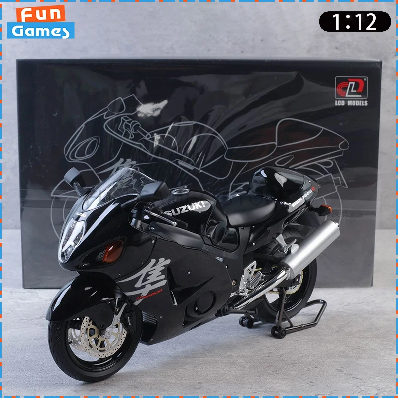 

New LCD 1/12 Car Model Suzuki GSX-1300R Hayabusa Motorcycle Model Alloy Simulation Model Collectible Ornament Custom Toy Gift