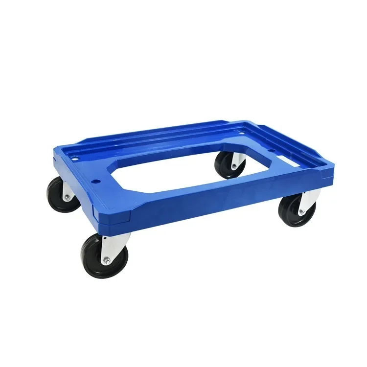 Uni-Silent 150kgs Multipurpose Easy Carry Tote Plastic Container Heavy Duty Dollies Moving Dolly Cart PLA150A-ZDL