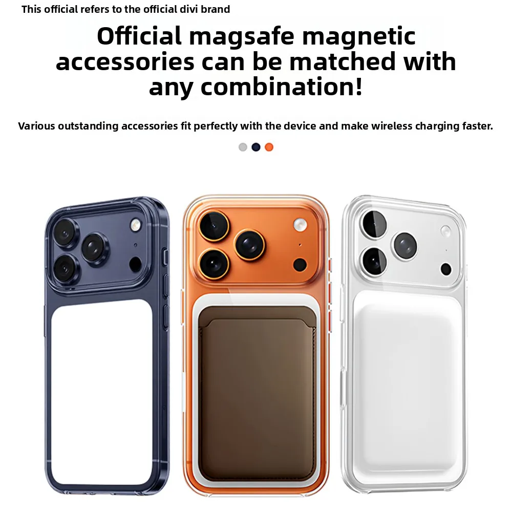 DIVI Magnetic Case for iPhone 17 Pro Max Case Shockproof Cover for iPhone 17 Pro Max Plus 17pro Macsafe PC Cases 1PC - náhled 3
