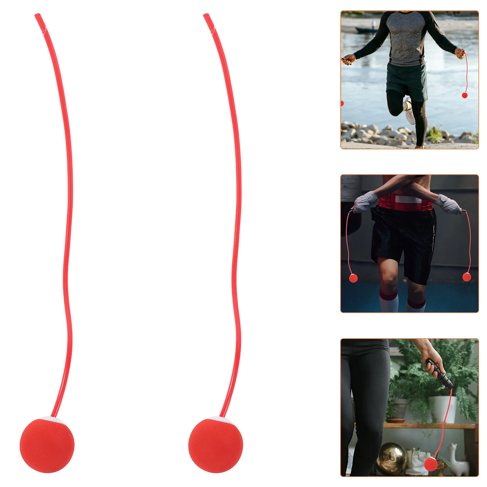 1Pair Jump Rope Cordless Ball Replacement Skipping Rope Accessories Fitness Equipment Home Office Indoor Workout Tool