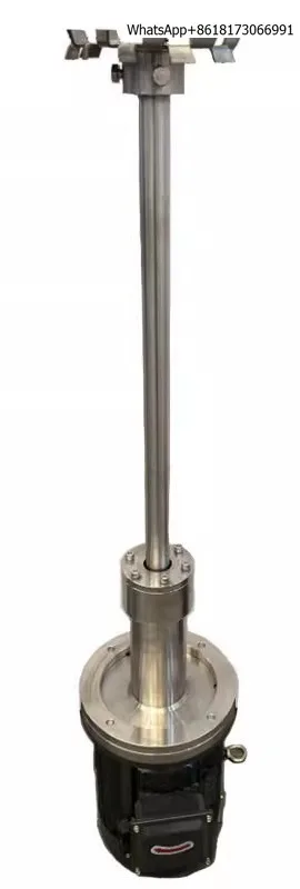 Dispersor Químico al Vacío de Alta Velocidad, Reactor de Acero Inoxidable, Mezclador Eléctrico Vertical Pequeño