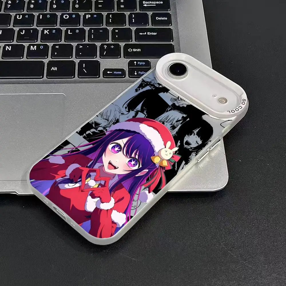 Ai Hoshino O-Oshi No Ko جراب هاتف آيفون 17 16 15 14 13 12 11 برو ماكس الهواء الملونة ماتي الليزر أورورا للصدمات جراب هاتف #4