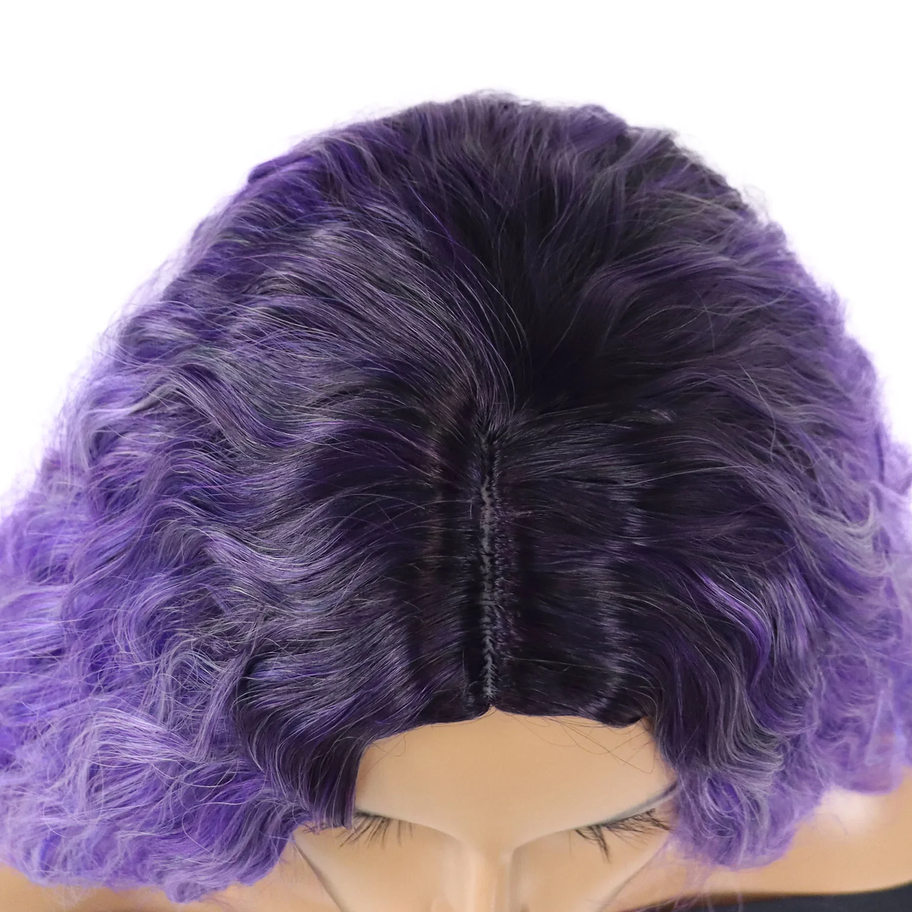 Peluca larga de pelo sintético para mujer, pelucas moradas de gran volumen, peluca de Drag Queen, disfraz de Cosplay, peinados para fiesta, juego de rol, Coser Girls