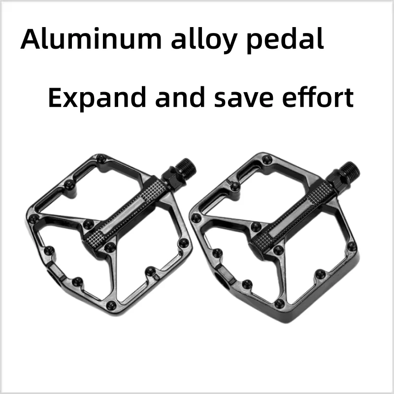 Compact and anti-slip aluminum alloy bicycle pedals, suitable for mountain and road bikes, classic pedals. Cycling accessories.