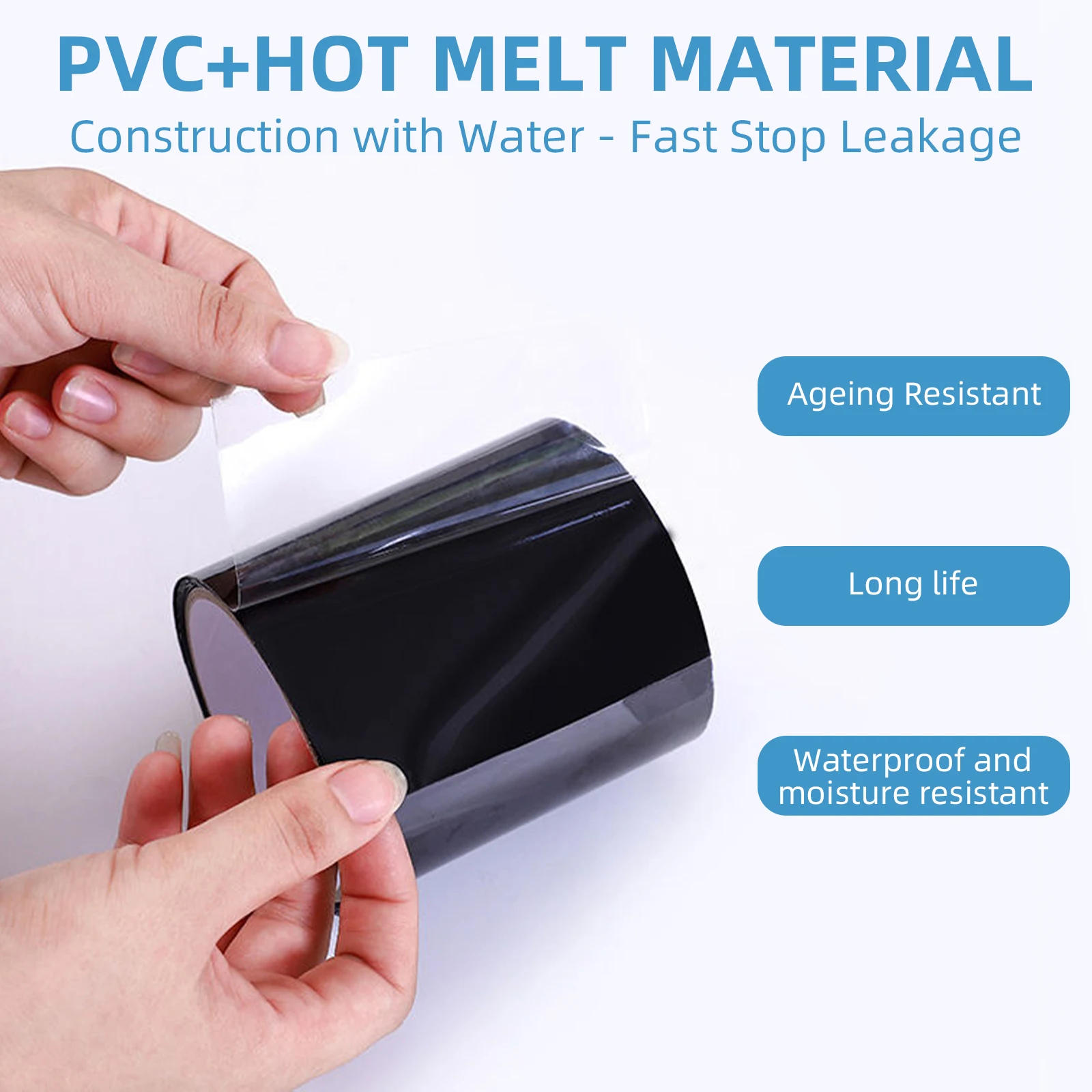 Super Kleber Wasserdichtes Klebeband Outdoor Garten Leckage Schlauch Wasser Kleben Rohr Klebstoff Reparatur Stop Leck Dichtung Reparatur Isolierband