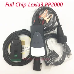 Chip completo PP2000 Diagbox V9.150 para coche, dispositivo de diagnóstico Lexia V9.85, sin necesidad de máquina Virtual lexia3 para Citroen/Peogeo, Lexia-3