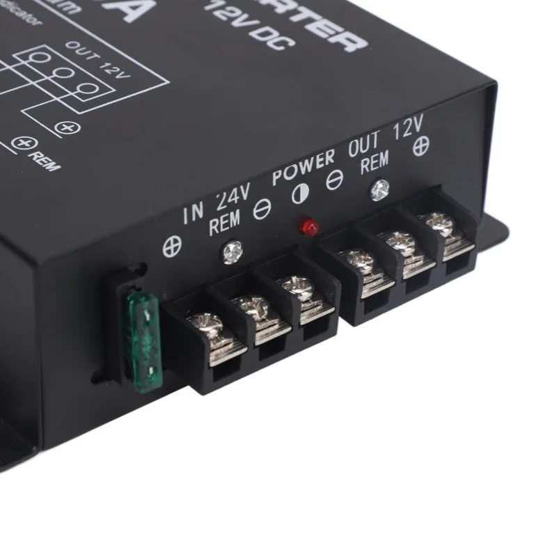 DC 24V To 12V Step Down Converter Voltage Reducer Converter With Temperature Control For Cars Trucks RVS SUVs Buses 100A