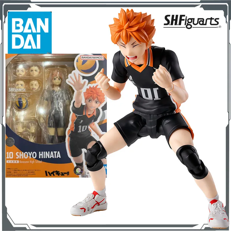 

Bandai Original SHFiguarts Hinata Shoyo 145mm Anime Action Figures Toys for Boys Christmas Gift Collectible Model Ornaments
