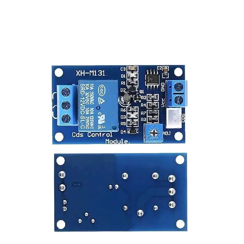 

XH-M131 DC 12V 10A Light Control Switch Photoresistor Relay Module Detection Sensor brightness Automatic Control Module