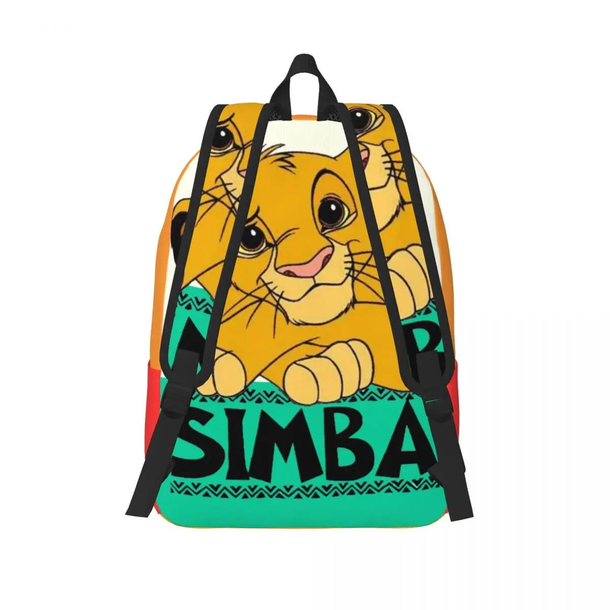 College Bag Cute Simba Classic Zipper Closure Disney The Lion King Film Children Back To School Gift Light Bookbag For School