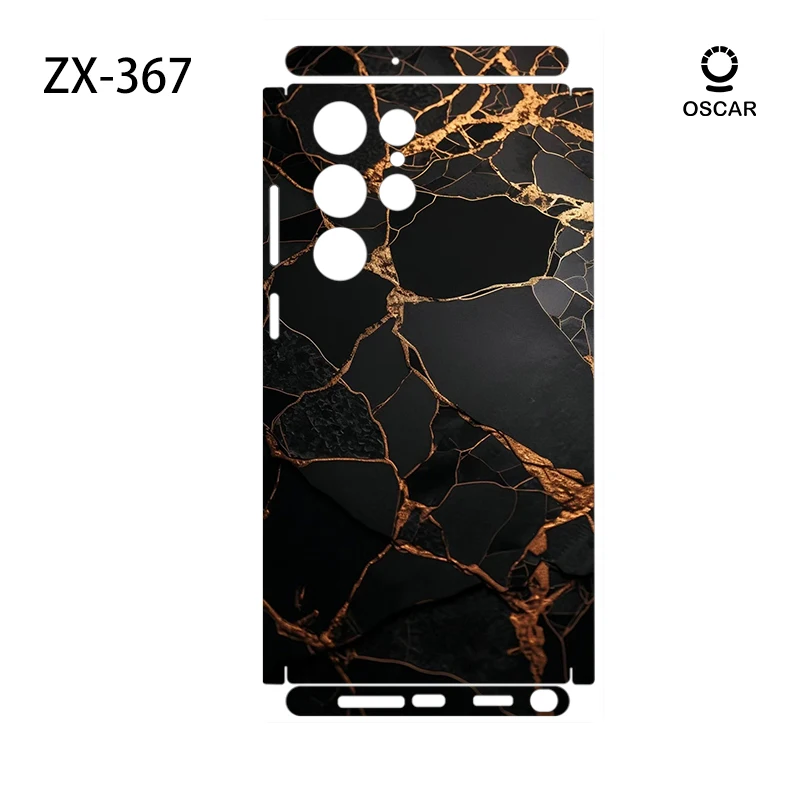 3M Colorful Decal Skin for Samsung Galaxy S24 S23 S22 Ultra Plus S24Ultra Back Screen Protector Cover Wrap Stones Sticker