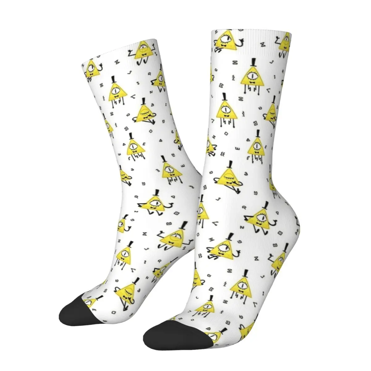 Unisex Men Socks Bill Cipher Gravitys Falls (1) Stockings Spring Trendy Warm Soft Socks Custom Outdoor Anti Skid Socks