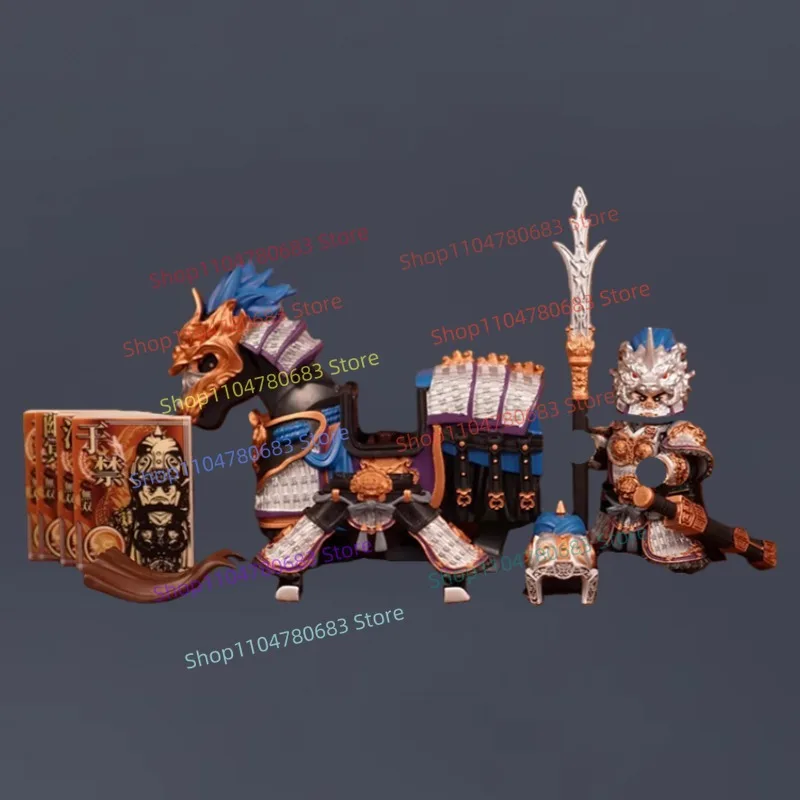 

MOC Building Blocks Three Kingdoms Tiger Generals Mini Figure Assembly Model Display Desktop Decor Toy Holiday Gift Collectible