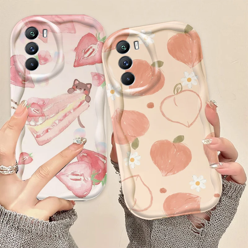 Pink Fruit Cat Stra… - image