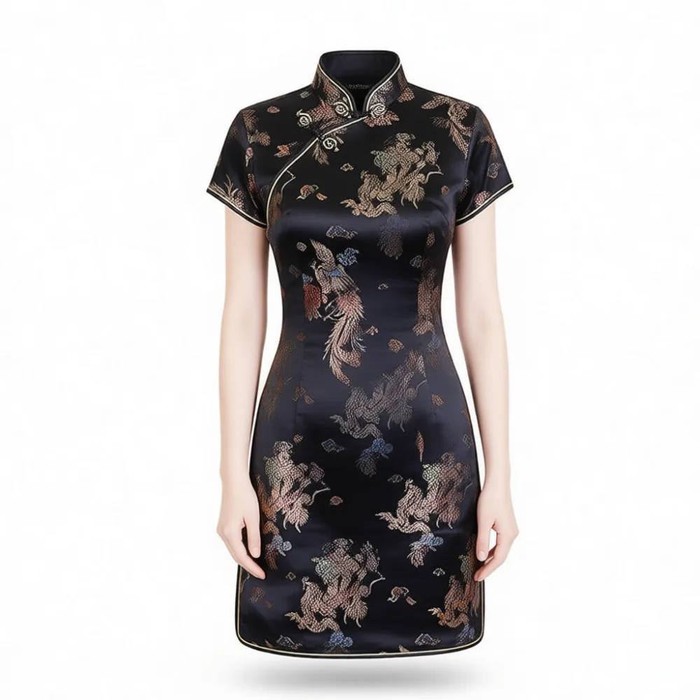 Elegant Chinese Floral Cheongs - Women Formal Wear Ethnic ulasan dan harga