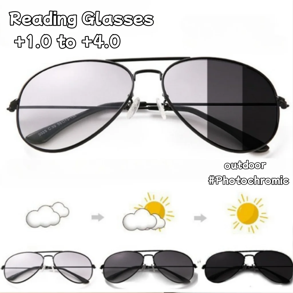 

High-definition Gradient Multifocal Presbyopia Glasses for The Elderly Reading Eyes Both Near and Far Diopter +1.0 To +4.0