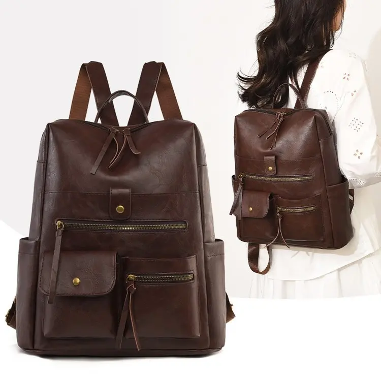 

2026 New Personalized Retro Women's Shoulder Bag Large Capacity Portable Crossbody Printed Women's Bag Fashion Boutique