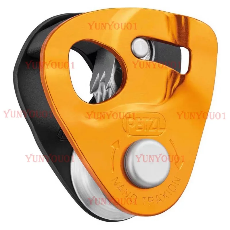 Petzl NANO TRAXION P053AA00 rescate de escalada de montaña polea de emergencia unidireccional ligera y eficiente